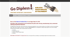 Desktop Screenshot of diplessbrush.com